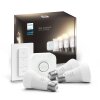 Philips Hue White 3er Set LED E27 9,5 Watt 2700 Kelvin 1055 Lumen