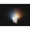 Philips Hue White Ambiance 2er Set LED GU10 5 Watt 2200 - 6500 Kelvin 350 Lumen