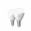 Philips Hue White 2er Set LED E14 5,7 Watt 2700 Kelvin 470 Lumen