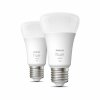 Philips Hue White 2er Set LED E27 9,5 Watt 2700 Kelvin 1050 Lumen