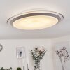 Sapioris Deckenleuchte LED Silber, 1-flammig