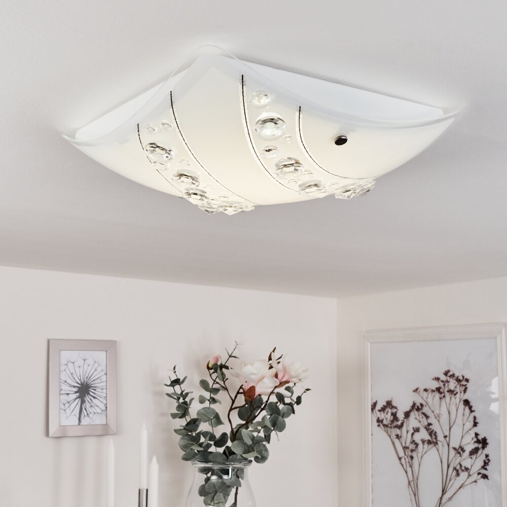 Buochs Deckenleuchte LED Weiß, 1-flammig main product photo