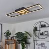Taleta Deckenleuchte LED Schwarz, Weiß, 1-flammig