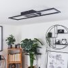 Taleta Deckenleuchte LED Schwarz, Weiß, 1-flammig