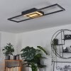 Taleta Deckenleuchte LED Schwarz, Weiß, 1-flammig