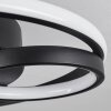 Rafz Deckenleuchte LED Schwarz, 1-flammig