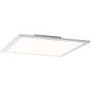 Brilliant Flat Deckenpanel LED Silber, 1-flammig, Fernbedienung