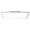 Brilliant Flat Deckenpanel LED Silber, 1-flammig, Fernbedienung