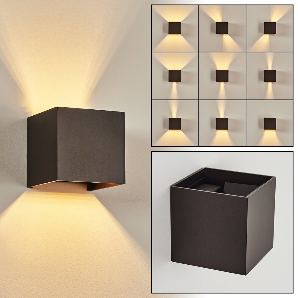 Badajoz Wandleuchte Braun, 1-flammig main product photo
