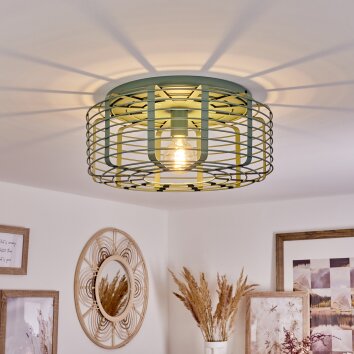 Sooke Deckenleuchte Blau, 1-flammig