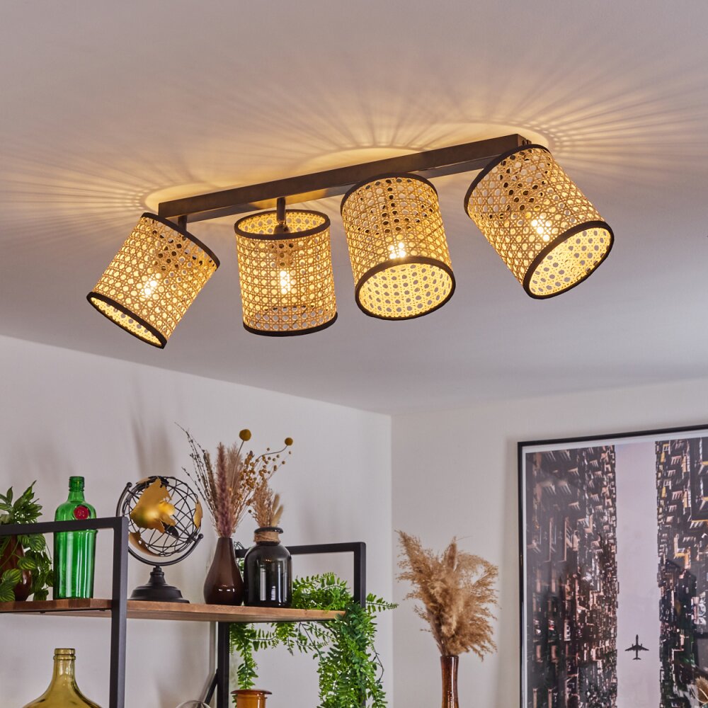 Jonas Deckenleuchte Schwarz, 4-flammig main product photo