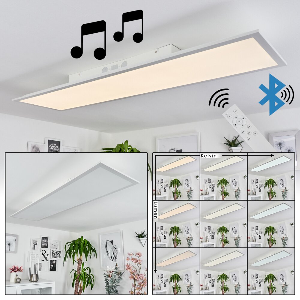 Barasat Deckenpanel LED Weiß, 1-flammig, Fernbedienung main product photo