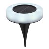 Globo 2er Set Solarleuchte LED Schwarz, 8-flammig