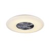 Reality Visby Ventilator LED Chrom, 1-flammig, Fernbedienung