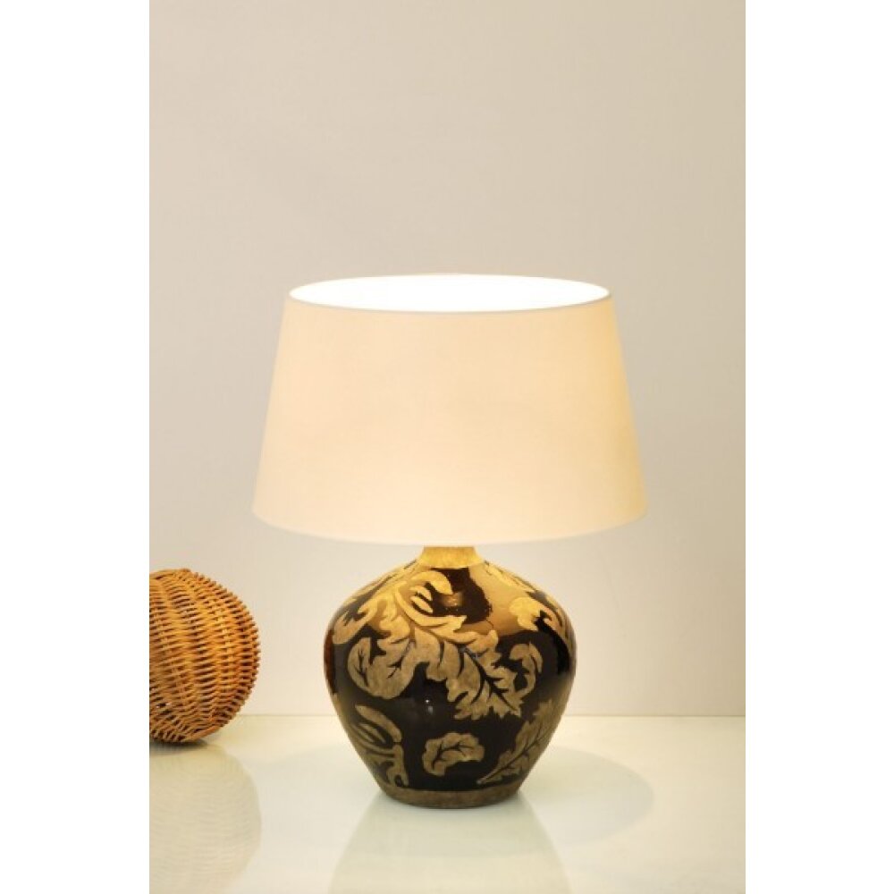 Holländer TOULOUSE Tischleuchte Braun, Gold, Schwarz, 1-flammig main product photo