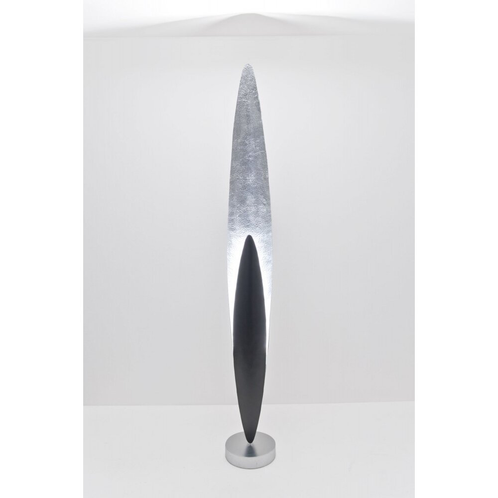Holländer LINGUA Bodenleuchte Silber, 1-flammig main product photo