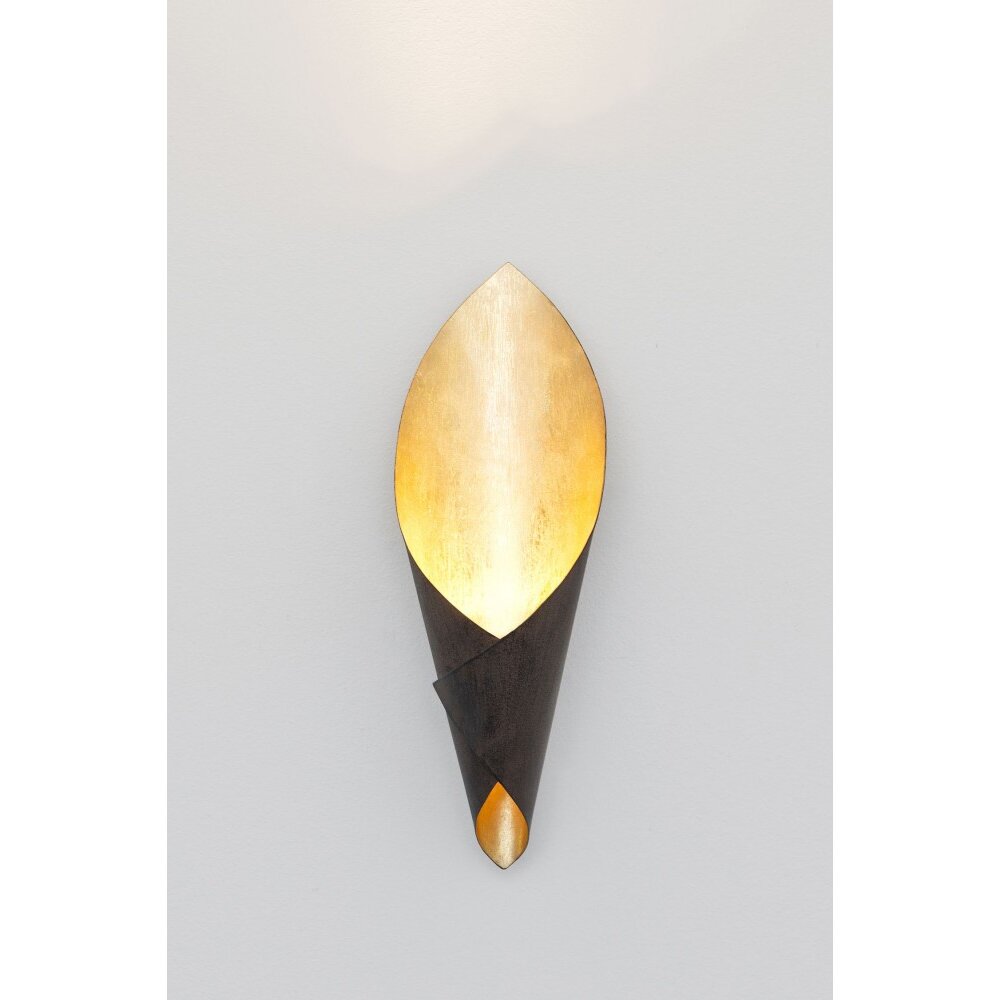 Holländer FIACCOLA Wandleuchte Braun, Gold, Schwarz, 1-flammig main product photo
