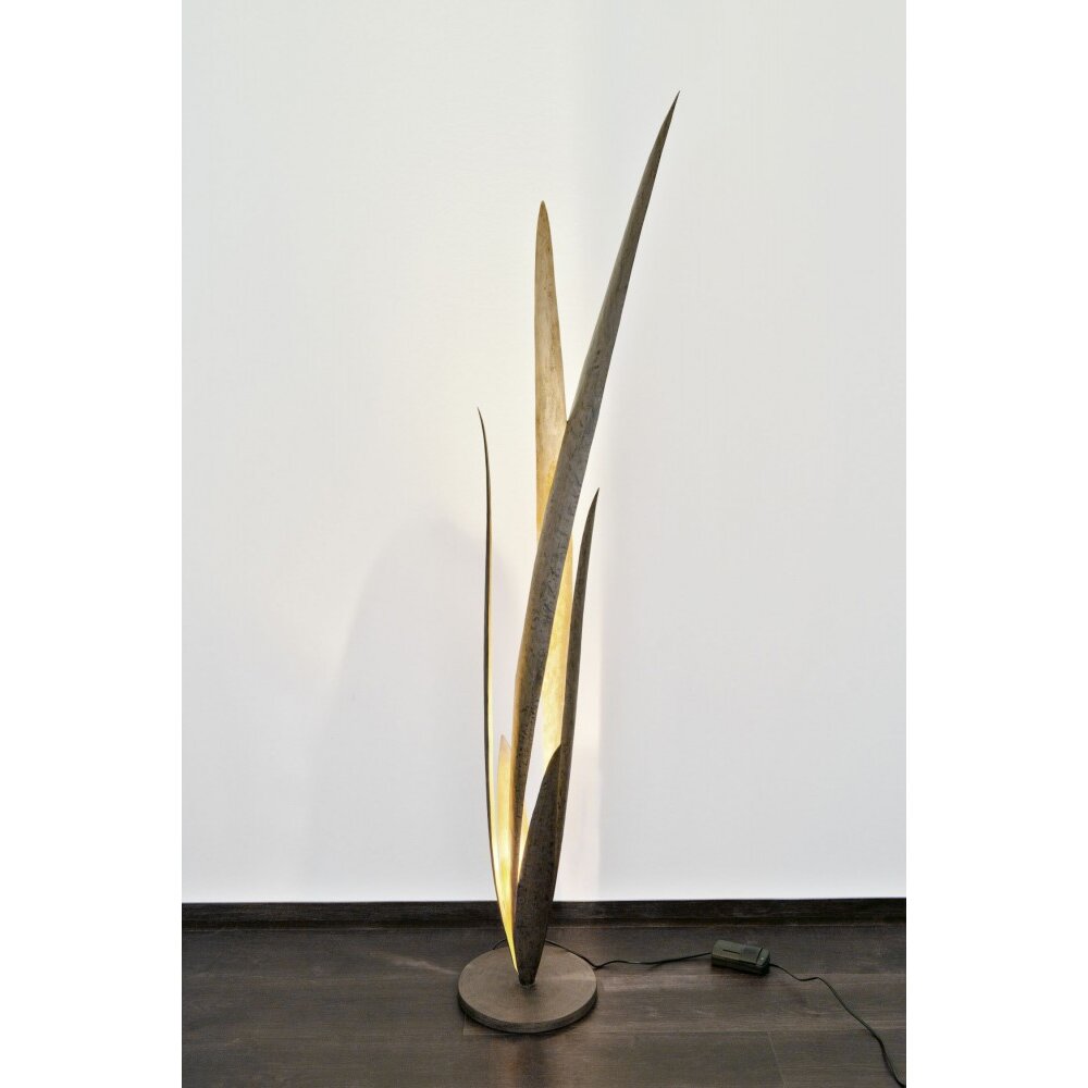 Holländer PALUSTRE Bodenleuchte Braun, Gold, 1-flammig main product photo