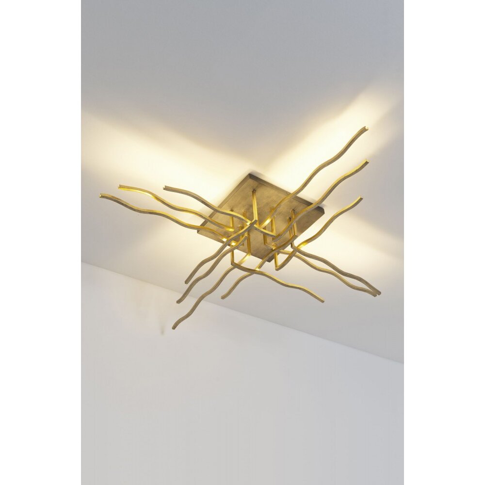 Holländer BUFFET Deckenleuchte LED Braun, Gold, 13-flammig main product photo