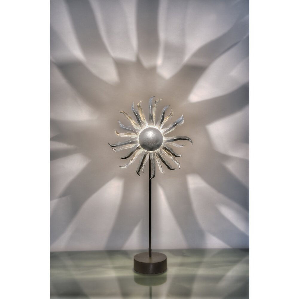 Holländer SONNE Tischleuchte Schwarz, Silber, 6-flammig main product photo