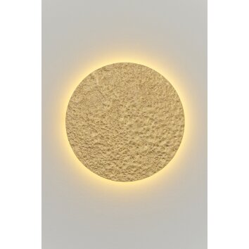 Holländer METEOR Wandleuchte LED Gold, 1-flammig
