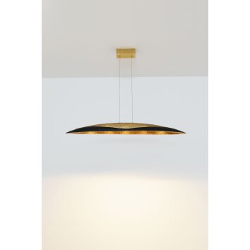 Holländer MERCURIO Hängeleuchte LED Gold, 5-flammig