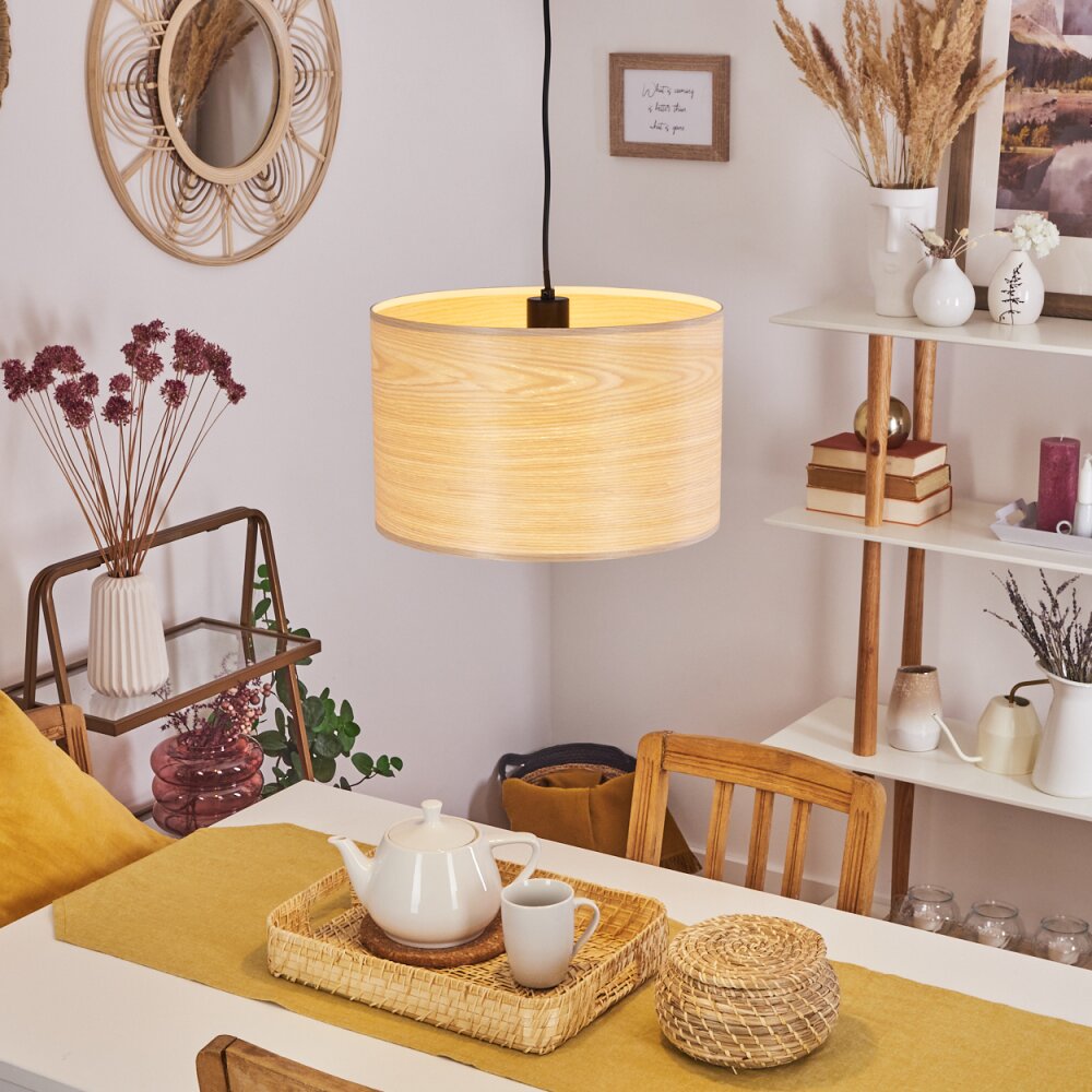Fleuriot Pendelleuchte Naturfarben, 1-flammig main product photo