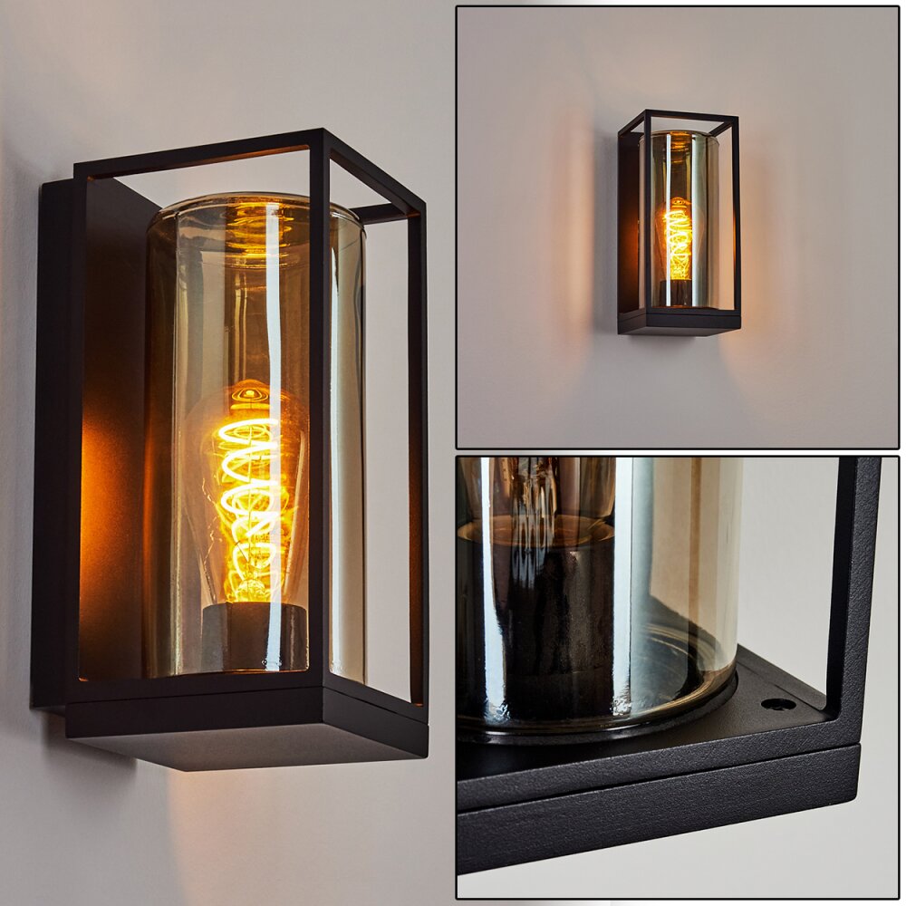 Palanga Außenwandleuchte Schwarz, 1-flammig main product photo