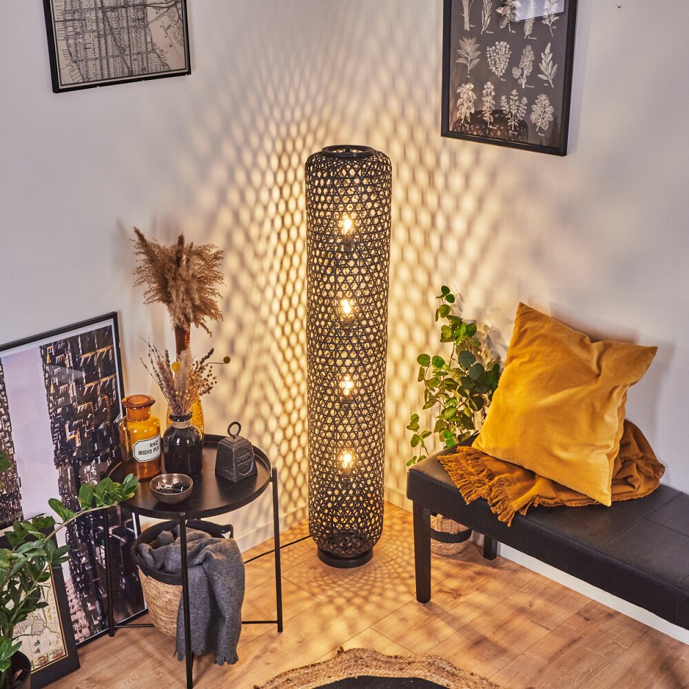 Quinto Stehleuchte Schwarz, 4-flammig main product photo