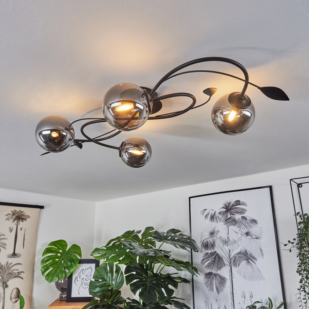 Barasat Deckenleuchte LED Schwarz, 4-flammig main product photo