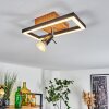Deadwood            Deckenleuchte LED Schwarz, Weiß, 2-flammig