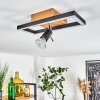Deadwood            Deckenleuchte LED Schwarz, Weiß, 2-flammig