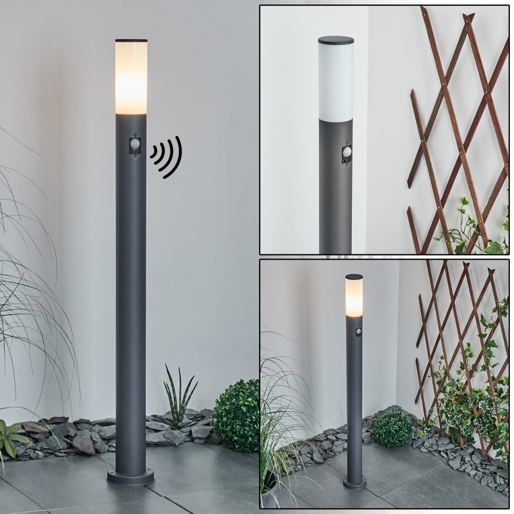 Caserta Wegeleuchte Anthrazit, 1-flammig, Bewegungsmelder main product photo