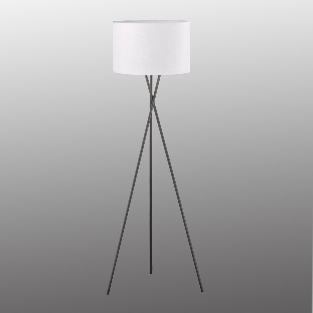 Fischer & Honsel Wotan Stehleuchte Schwarz, 3-flammig main product photo