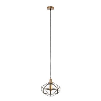 Steinhauer Pimpernel Pendelleuchte Bronze, 1-flammig