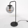 Steinhauer Bollique Tischleuchte Schwarz, 1-flammig
