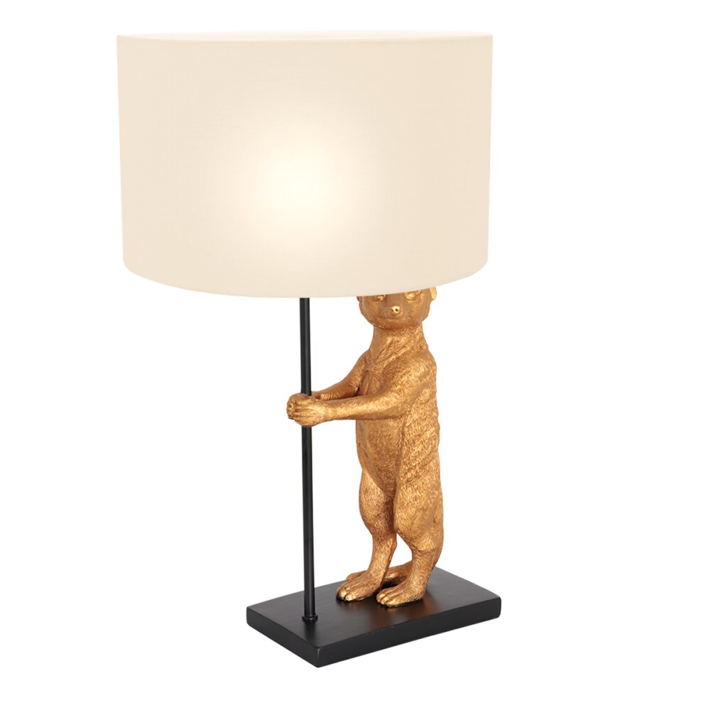 Steinhauer Animaux Tischleuchte Gold, Schwarz, 1-flammig main product photo