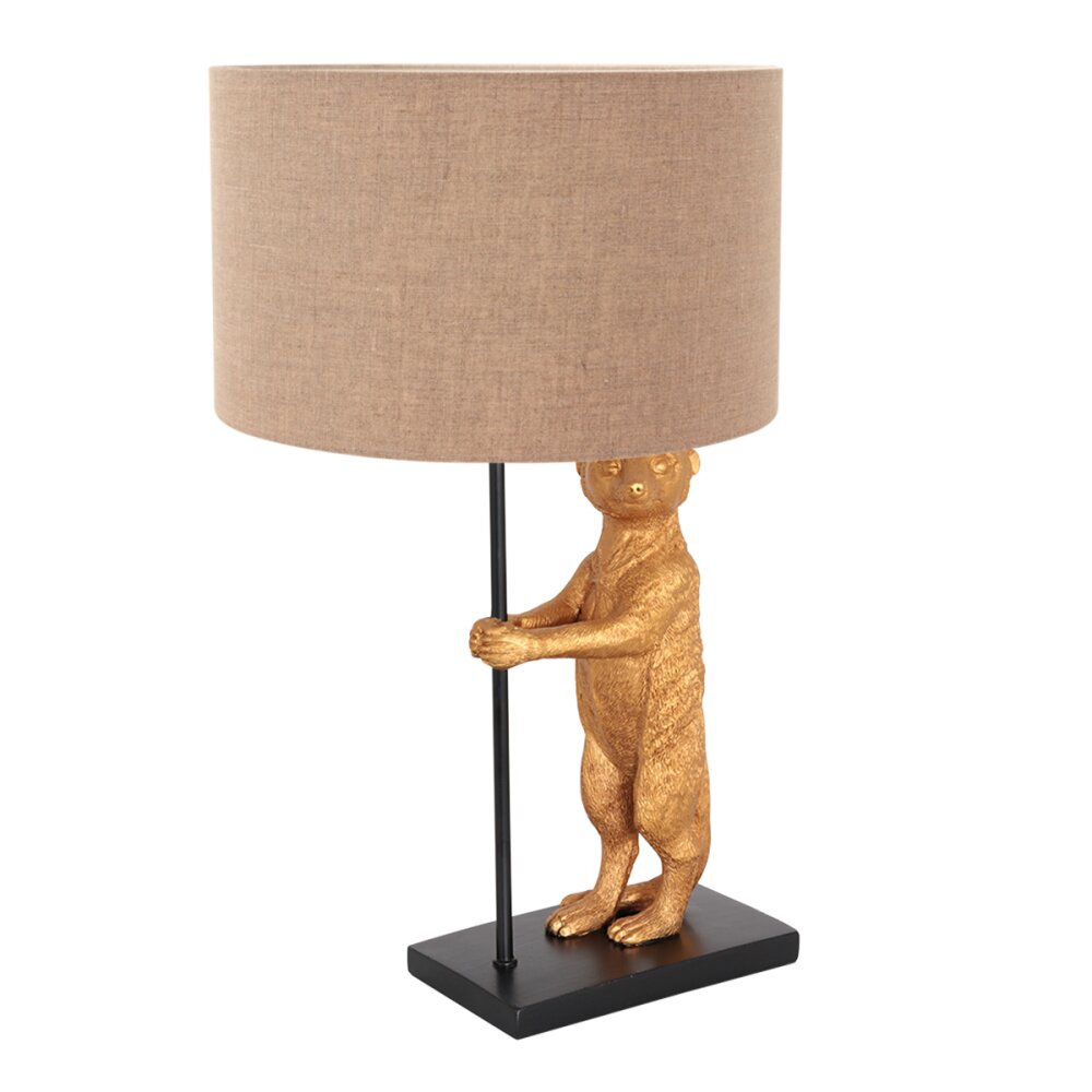 Steinhauer Animaux Tischleuchte Gold, Schwarz, 1-flammig main product photo