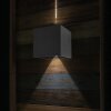 Steinhauer Muro Außenwandleuchte LED Schwarz, 2-flammig
