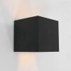 Steinhauer Muro Außenwandleuchte LED Schwarz, 2-flammig