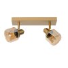 Lucide BJORN Deckenleuchte Gold, Messing, 2-flammig