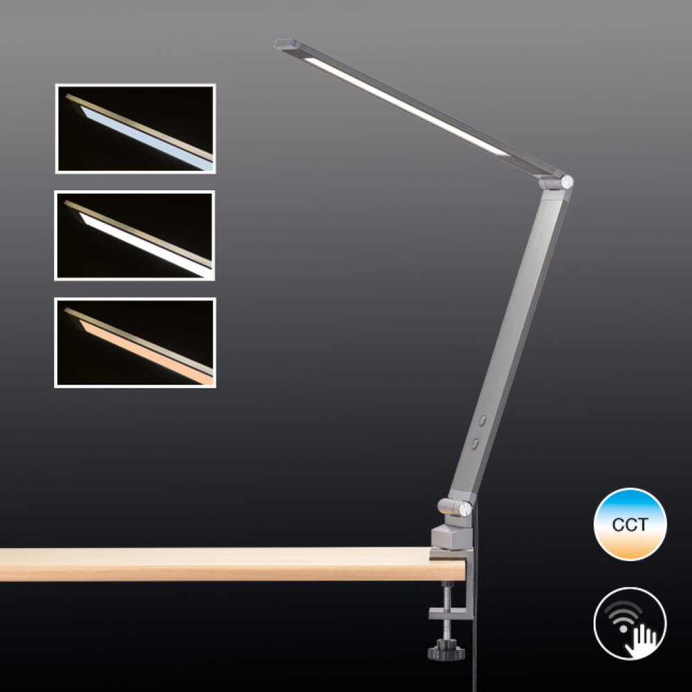 Fischer & Honsel Geri Klemmleuchte LED Anthrazit, 1-flammig main product photo