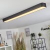 Iriondo Deckenleuchte LED Schwarz, 1-flammig, Fernbedienung