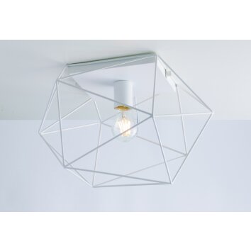 Luce Design ABRAXAS Deckenleuchte Weiß, 1-flammig