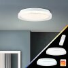 Brilliant Leuchten Burlie Deckenleuchte LED Weiß, 1-flammig, Fernbedienung, Farbwechsler