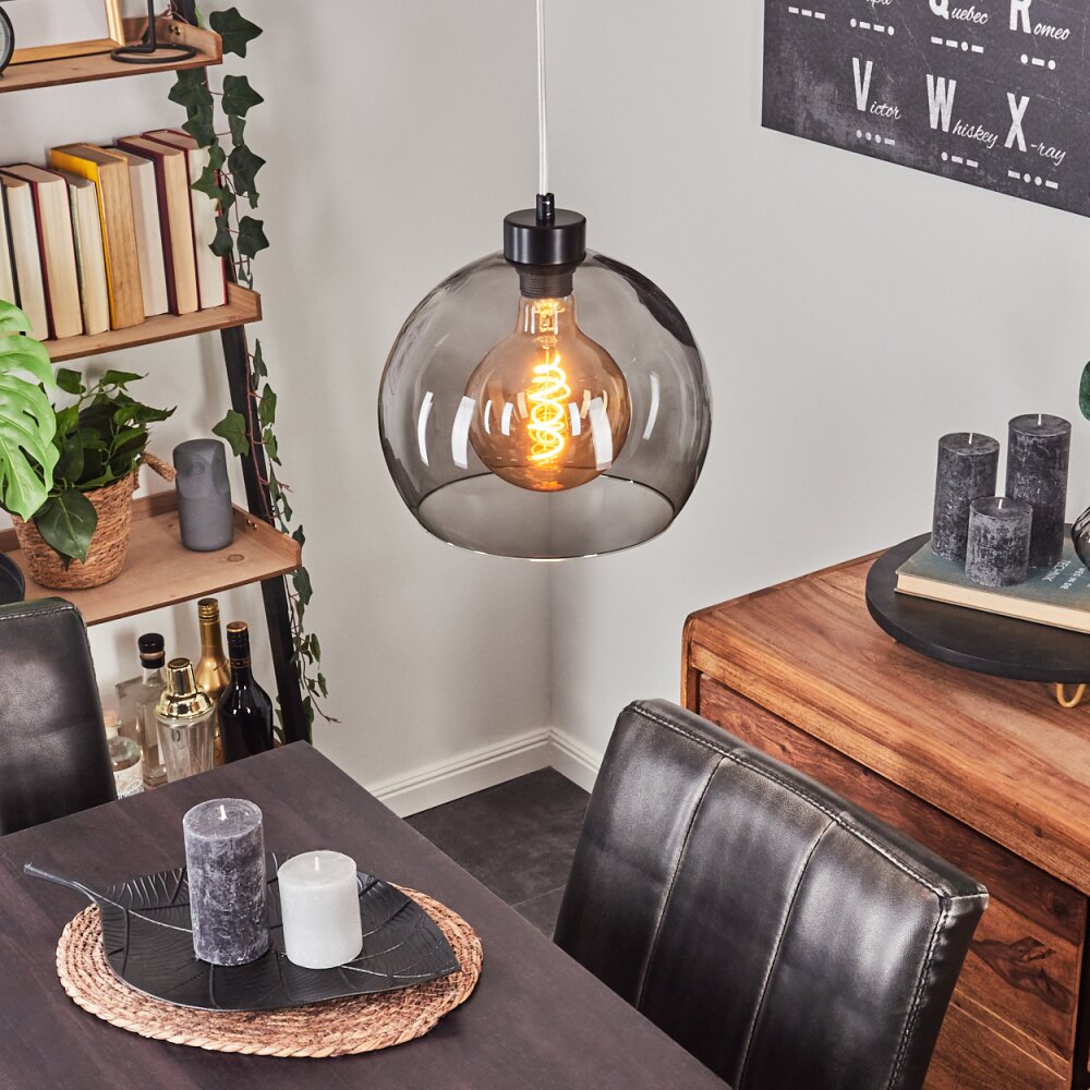 Andeer Hängeleuchte Schwarz, 1-flammig main product photo