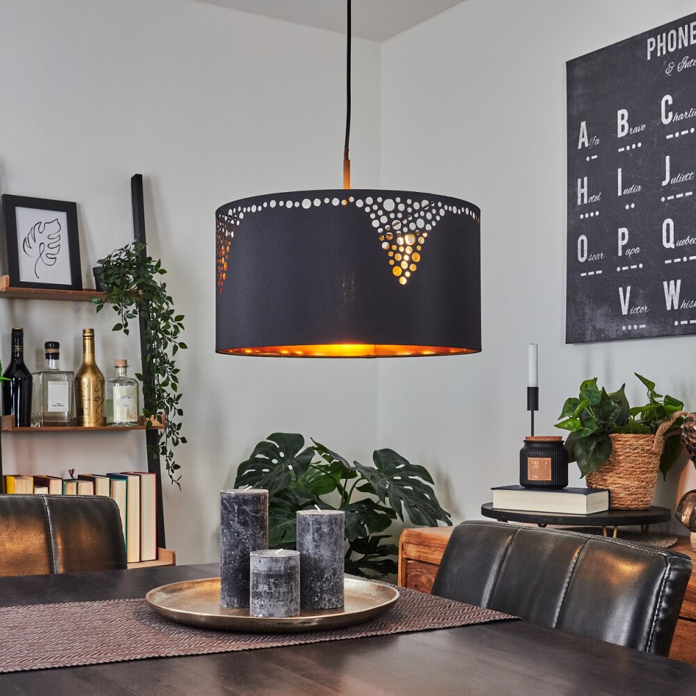 Marbach Hängeleuchte Schwarz, 1-flammig main product photo