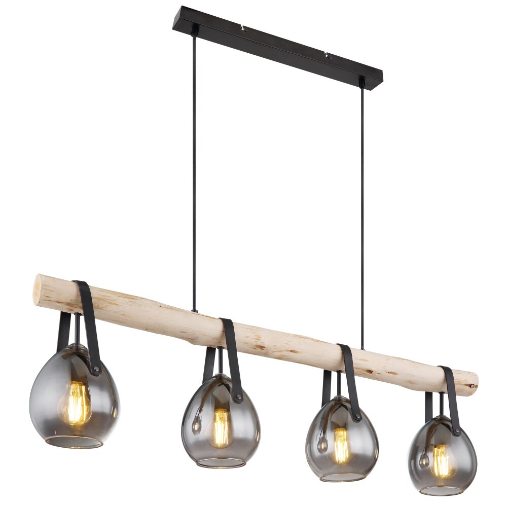 Globo DIETHILD Hängeleuchte Schwarz, 4-flammig main product photo