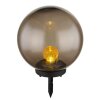 Globo Kugel-Solarleuchte LED Schwarz, 1-flammig