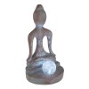 Gobo BUDDHA Solarleuchte LED Weiß, 1-flammig